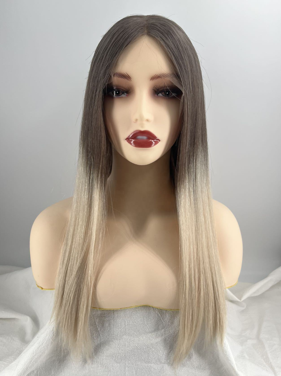 Salvi hair -SHW005 100% Chinese Cuticle Hair Swiss lace top Jewish Kosher Wig