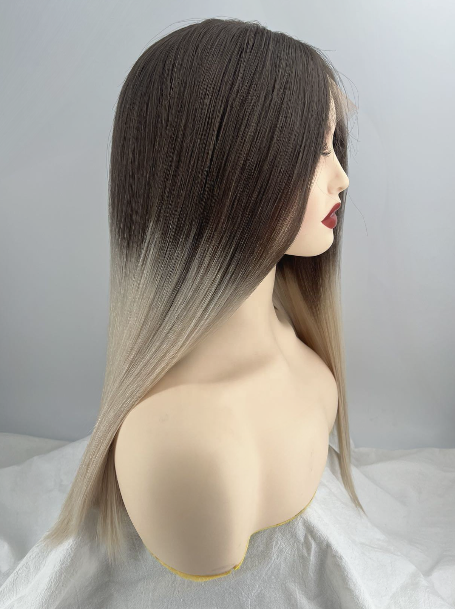 Salvi hair -SHW005 100% Chinese Cuticle Hair Swiss lace top Jewish Kosher Wig