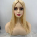 Salvi hair-SHT06 Topper New 5.5“x6" Injection Silk Top,diamond net cover 15inch  Natural Straight Culticle Remy Hair