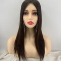 Salvi hair-SHT010  Injection Poly Lace in body,1/4" Poly Coating ,and 1/8" folded Lace in front,Wefted in sides and back Natural Straight, 16inch  6"x6.5" Chinese Cuticle Remy Hair Medium Light to Medium,120%