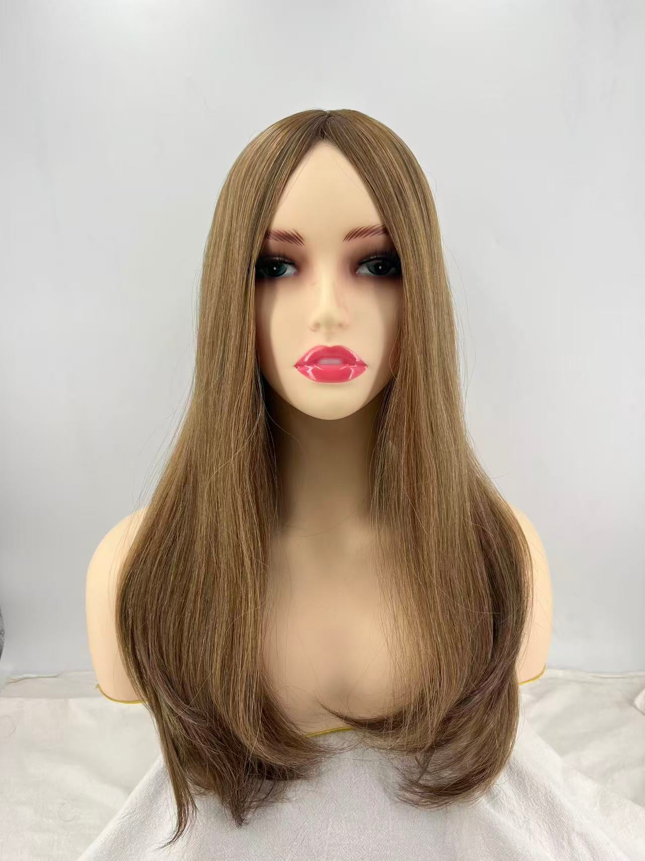 Salvihair-SHW024 Injection Kosher wig Full hand tied European Cuticle virgin hair 18inch
